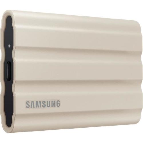 Disque Dur Ssd Externe SAMSUNG SSD Externe T7 Shield Beige 1 To MU-PE1T0K-EU
