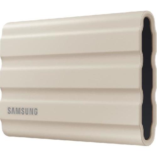 Disque Dur Ssd Externe SAMSUNG SSD Externe T7 Shield Beige 1 To MU-PE1T0K-EU