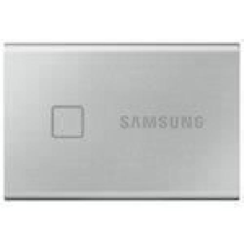 Disque Dur Ssd Externe SAMSUNG SSD externe T7 Touch USB type C coloris argent 500 Go
