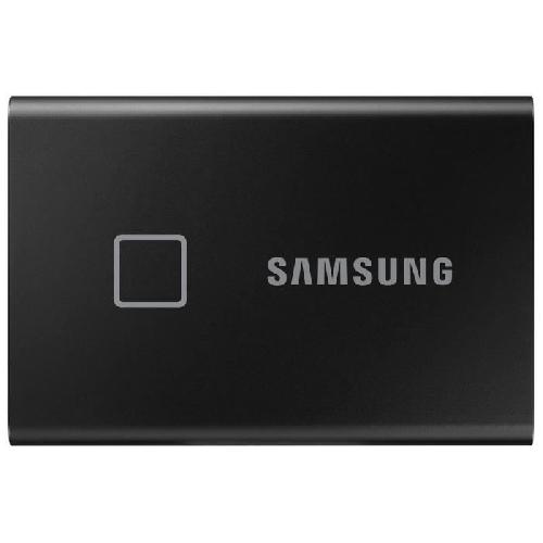 Disque Dur Ssd Externe SAMSUNG SSD externe T7 Touch USB type C coloris noir 500 Go