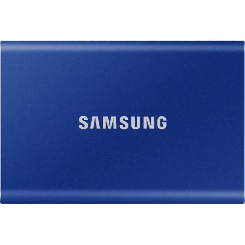 Disque Dur Ssd Externe SAMSUNG SSD externe T7 USB type C coloris bleu 500 Go