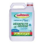 Entretien Et Traitement SANITERPEN Plus 5 L- Desinfectant Plus Fraicheur Verte 5L. Bactericide concentre