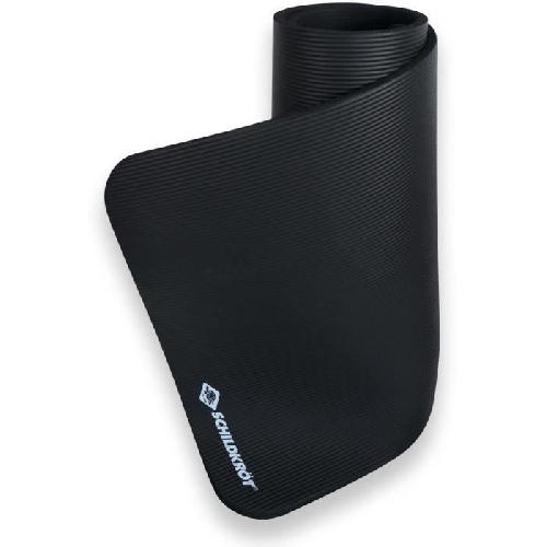 Tapis De Sol - Tapis De Gym - Tapis De Yoga Schildkrot Fitness tapis de fitness 15 mm 183 x 61 cm caoutchouc noir