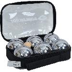 Schildkrot Funsport Set de boules de petanque Argent et Noir - 4000885700084