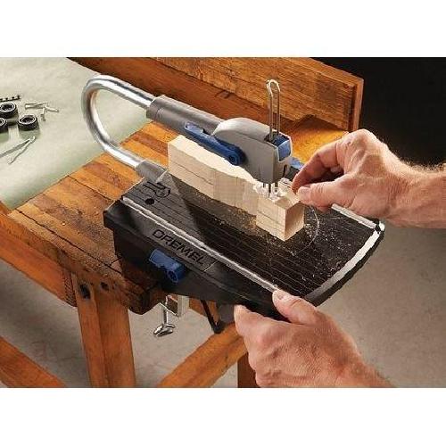 Scie Electroportative Scie a Chantourner DREMEL MS20 - Compacte et Pratique pour Coupes de Precision dans Differents Materiaux