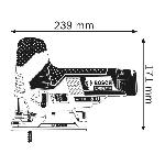 Accessoire - Consommable Machine Outil Scie sauteuse - BOSCH - GST 12V-70 - 12V - Légere et compacte - Systeme SDS