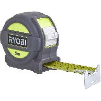 Scrapbooking Metre ruban - RYOBI - RTM5M - 5 m - Largeur 25 mm - Crochet sécurisé