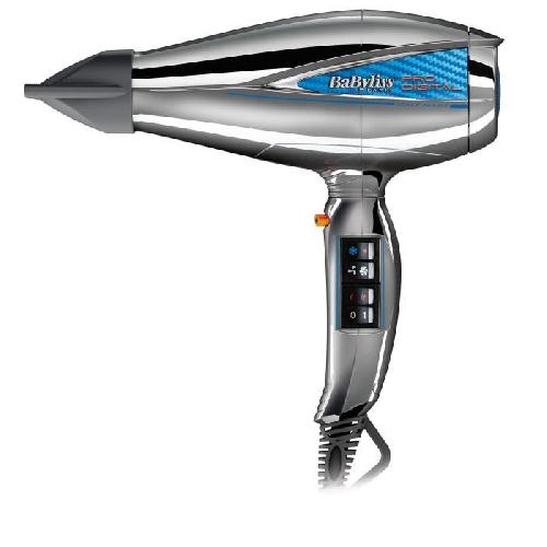 Seche-cheveux Seche-Cheveux - BaByliss - 6000E - Pro Digital 2200 avec Technologie Ionique et Ceramique. Concentrateurs 4 mm et 6 mm. Diffuseur