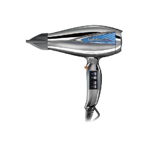 Seche-cheveux Seche-Cheveux - BaByliss - 6000E - Pro Digital 2200 avec Technologie Ionique et Céramique. Concentrateurs 4 mm et 6 mm. Diffuseur