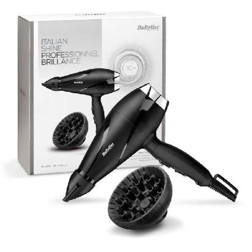 Seche-cheveux Seche-cheveux - BaByliss - 6713DE Shine Pro 2200 - Moteur AC - Fabriqué en Italie