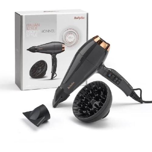 Seche-cheveux Seche-cheveux Babyliss P1315E - Moteur professionnel AC - Diffuseur et 2 concentrateurs inclus - 2200W