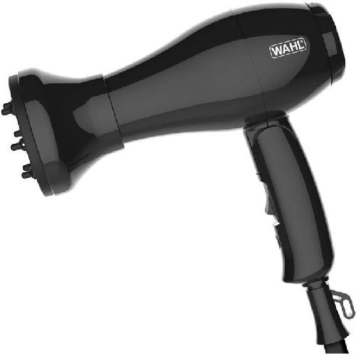 Tondeuse Multi-usages Seche-cheveux de voyage - WAHL - TRAVEL HAIR DRYER - 1000 W - 2 vitesses - Noir