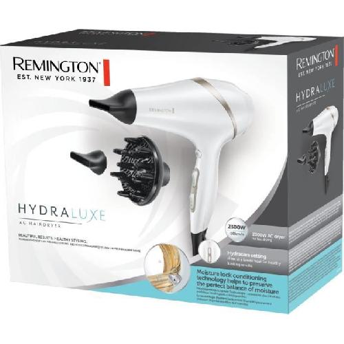 Seche-cheveux Seche-cheveux hydraluxe 2300W - REMINGTON - AC8901 - Preserve l'hydratation des cheveux - Ionique
