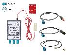 Adaptateurs Antenne Separateur antenne AM FM DAB+ DIN-f->DIN-m- SMA-m- SMB-f-