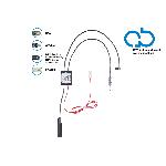 Separateur antenne AM FM DAB+ DIN-f->DIN-m- SMB-f- passif