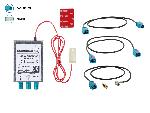 Adaptateurs Antenne Separateur antenne AM FM DAB+ Fakra-m->Fakra-f- SMA-m- SMB-f-