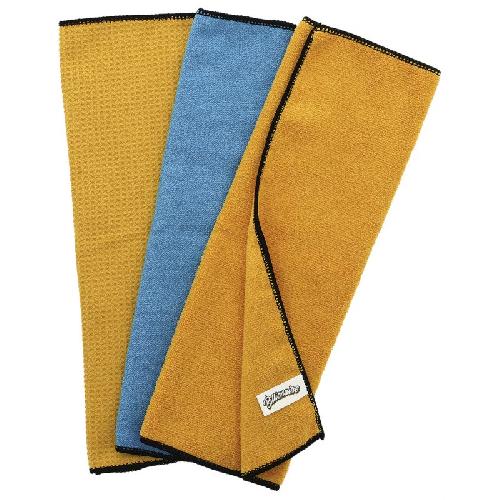 Eponge - Peau De Chamois - Microfibre - Chiffon Serviette De Finition Detailing Billionaire 3pcs