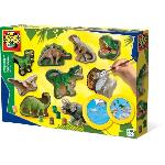 Kit Modelage SES CREATIVE - Moulage et peinture - Le monde des dinosaures