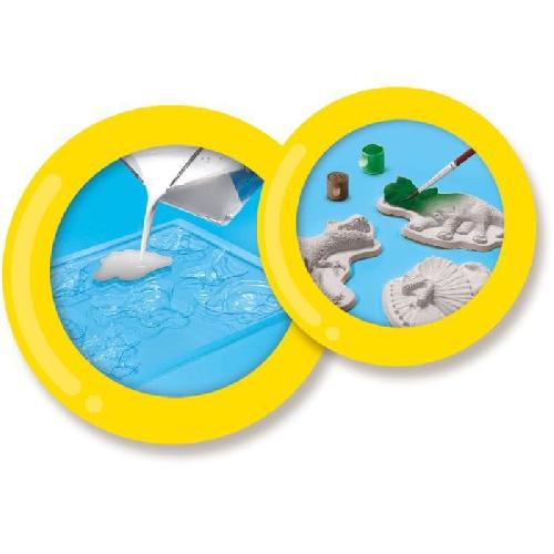 Kit Modelage SES CREATIVE - Moulage et peinture - Le monde des dinosaures