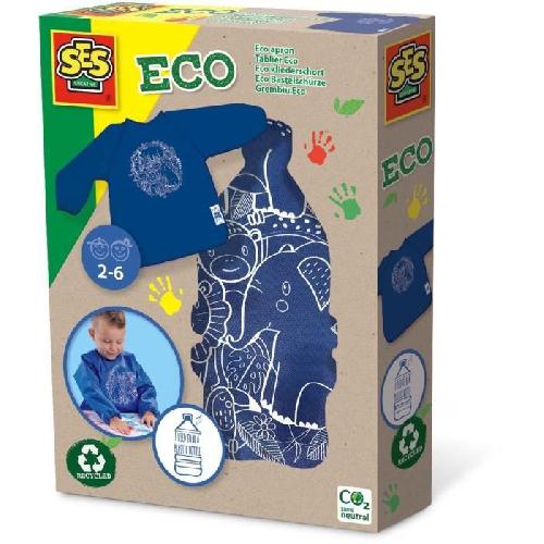 Jeu De Coloriage - Dessin - Pochoir SES CREATIVE - Tablier Eco - 100% recyclé