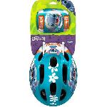 Casque De Glisse - Trottinette - Skate - Patin A Roulette Set avec Casque et protections avec coudieres et genouilleres - DISNEY - STITCH