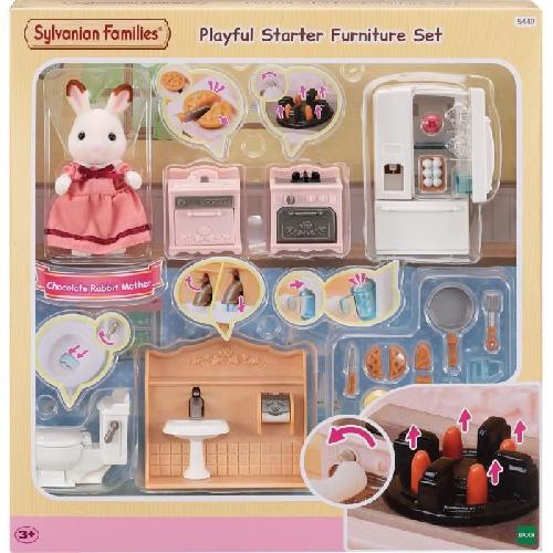 Figurine Miniature - Personnage Miniature Set d'ameublement cosy cottage et maman - SYLVANIAN FAMILIES - 5449 - Mixte - A partir de 3 ans