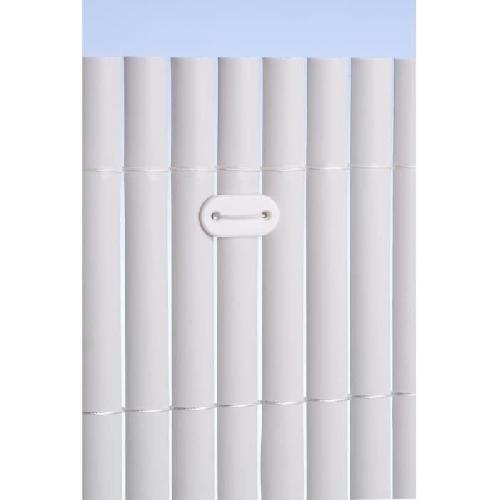 Kit De Fixation Pour Voile D'ombrage Set de 26 fixations pour mailles - NATURE - Blanc - Attache + brin 14 cm fil de fer plastifie