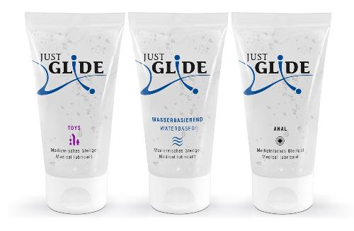 Lubrifiants Set de 3 lubrifiants Just Glide 3x50 ml