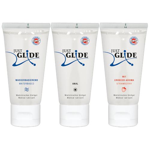 Lubrifiants Set de 3 lubrifiants Just Glide 3x50 ml