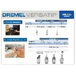 Accessoire - Consommable Machine Outil Set de 4 embouts de pyrogravure DREMEL 204 - Pour fer a souder a gaz Dremel Versatip