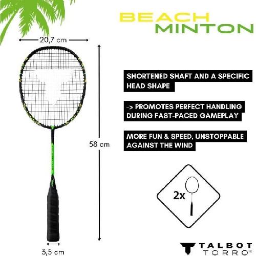 Raquette - Cadre De Badminton Set de beachminton - SCHILDKRÖT