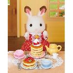 Figurine Miniature - Personnage Miniature Set De Gouter Pancake - SYLVANIAN FAMILIES - A partir de 3 ans - Accessoires de cuisine pour enfants