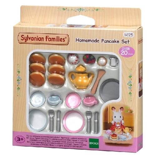 Figurine Miniature - Personnage Miniature Set De Gouter Pancake - SYLVANIAN FAMILIES - A partir de 3 ans - Accessoires de cuisine pour enfants