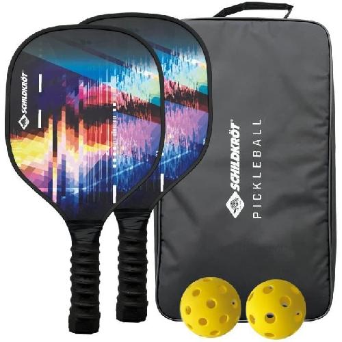 Raquette De Squash Set de Pickleball - SCHILDKRÖT - Jeu de raquettes - 2 raquettes + 2 balles