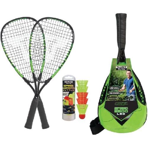 Raquette - Cadre De Badminton Set de Speedbadminton - SCHILDKRÖT - Set SPEED 5500 LED