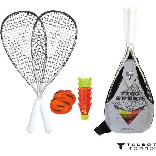 Raquette - Cadre De Badminton Set de Speedbadminton - SCHILDKRÖT - Set SPEED 7700 LED