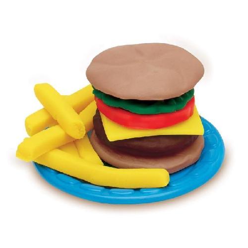 Jeu De Pate A Modeler Set pates a modeler - PLAYDOH - Burger Party - Accessoires pour creer des hamburgers et hot-dogs - Des 3 ans