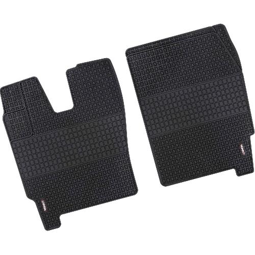 Tapis De Sol Set tapis PL sur mesure en caoutchouc compatible avec Iveco Eurocargo noir