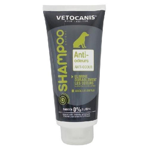 Antiparasitaire - Pipette - Lotion - Collier - Pince - Spray -shampoing - Crochet Tique Shampoing - VETOCANIS - BIO000483 - Chien - Antiodeurs - 300 ml