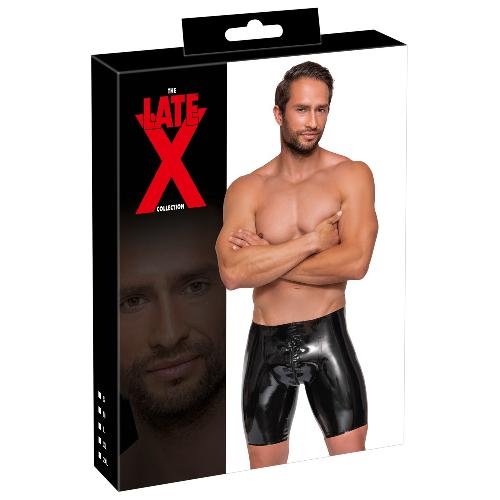 Tenues Short latex zip 2XL