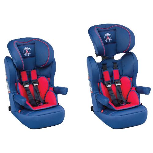 Siege Auto - Rehausseur Siege auto PSG Isofix bleu Groupe 123 - Paris Saint Germain