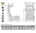 Siege Baquet Daytona XL - Homologue FIA