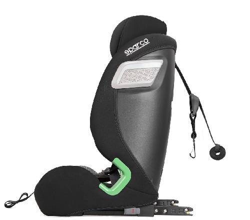 Siege Auto - Rehausseur Siege Enfant Isofix Sparco 76-150cm Ece R129