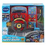 Simulateur De Conduite Simulateur de conduite pour enfant - VTECH Super Console Turbo Pilote - Écran couleur et 20 jeux inclus