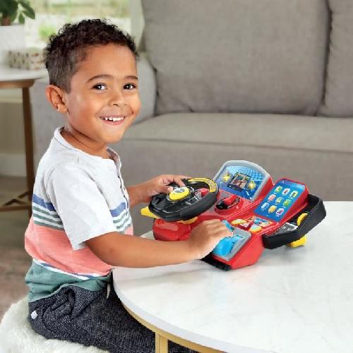 Simulateur De Conduite Simulateur de conduite pour enfant - VTECH Super Console Turbo Pilote - Écran couleur et 20 jeux inclus