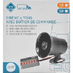 Chaussures de securite Sirene 6 tons 12V avec boitier de controle