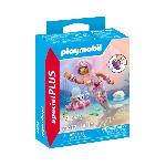 Figurine Miniature - Personnage Miniature Sirene Avec Pieuvre Playmobil