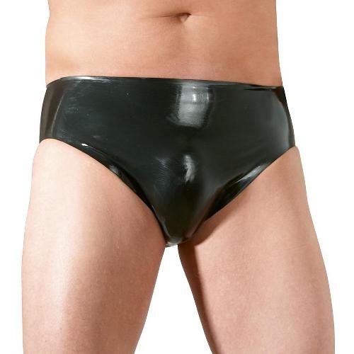Slip avec Gode Anal 14cm - XL Noir