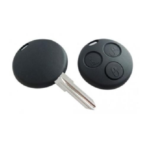 Boitier - Coque De Cle - Telecommande SMA34 - Coque et lame compatible avec Smart 3 boutons