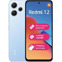 Smartphone - Mobile XIAOMI - REDMI 12 - 256Go - 4G - Bleu minuit